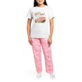 thumbnail image 4 of CafePress - World's Sweetest Mema Women's Light Pajamas - Women's Short Sleeve Print T-Shirt and Pants Light Cotton Pajama Set, 4 of 7
