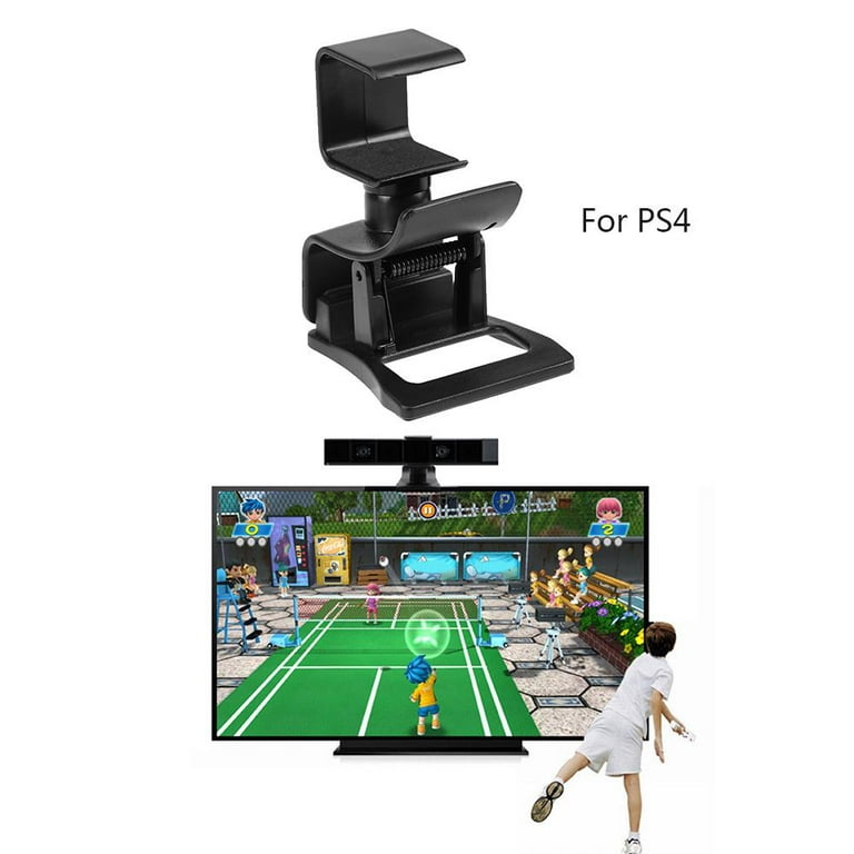 dybde Abundantly skære ned Aktudy Adjustable TV Clip Stand Holder Camera Mount for PS4 PlayStation 4  Camera - Walmart.com