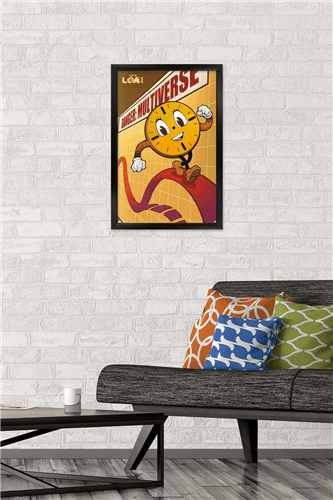 Marvel Loki: Season 2 - Miss Minutes Danger: Multiverse Wall Poster, 14.725" x 22.375" Framed