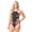 Black Floral, variant on Black Bouquet Mesh One Piece by Sea & Sand Beachwear, 10