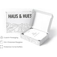 thumbnail image 4 of HAUS AND HUES 11x17 White Metal Picture Frames - Features Premium Aluminum, Vertical & Horizontal Hang, Shatterproof Plexiglass - Perfect for Home, Room, Office (11x17 in, White, Set of 15), 4 of 6