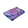 thumbnail image 6 of Happy 16th Birthday Blanket Gifts For Kids Adults - Lightweight Throw Blanket For Bedroom Living Room Decor Soft Fuzzy Fleece Cozy Plush Bed Couch 40"X30", 6 of 7