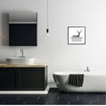 thumbnail image 2 of Stupell Industries Woodland Deer Antique Bath Tub Graphic Art Black Framed Art Print Wall Art, Design by Annalisa Latella, 2 of 8