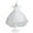White, variant on KYAIGUO Girls Flower Dress with Train Tutu Kids Tulle Party Dress Ball Gown Skirt Toddler Sleeveless Princess Pageant Dresses Piano Performance Costume Outfit Skirt Birthday Outfit for 4-12 Years Old