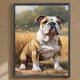 thumbnail image 3 of Pintura De Diamante 5D DIY Kit De Cachorro De Taladro Redondo Completo Decoración Del Hogar 30x40cm, 3 of 9