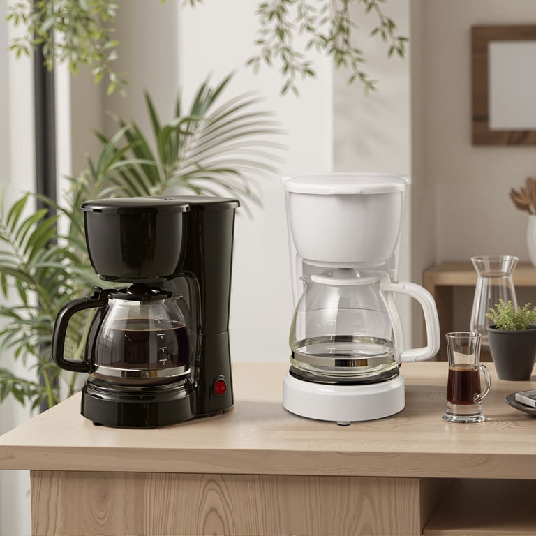 Mainstays 5-Cup Drip Coffee Maker Black, New