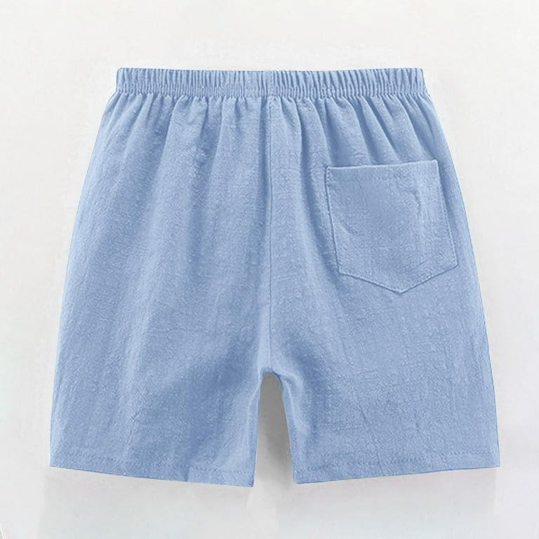 XMMSWDLA High Waisted Shorts Toddler Boys Girls Shorts 2-Pack