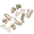 thumbnail image 4 of Chips de madera para manualidades, Mini bicicleta de dibujos animados sin terminar, respetuosa con el medio ambiente, con cuerdas, adornos colgantes de madera, manualidades, 4 of 5