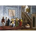 thumbnail image 3 of Gerome, Jean Leon 18x14 Black Modern Framed Museum Art Print Titled - The Blue Mosque., 3 of 5