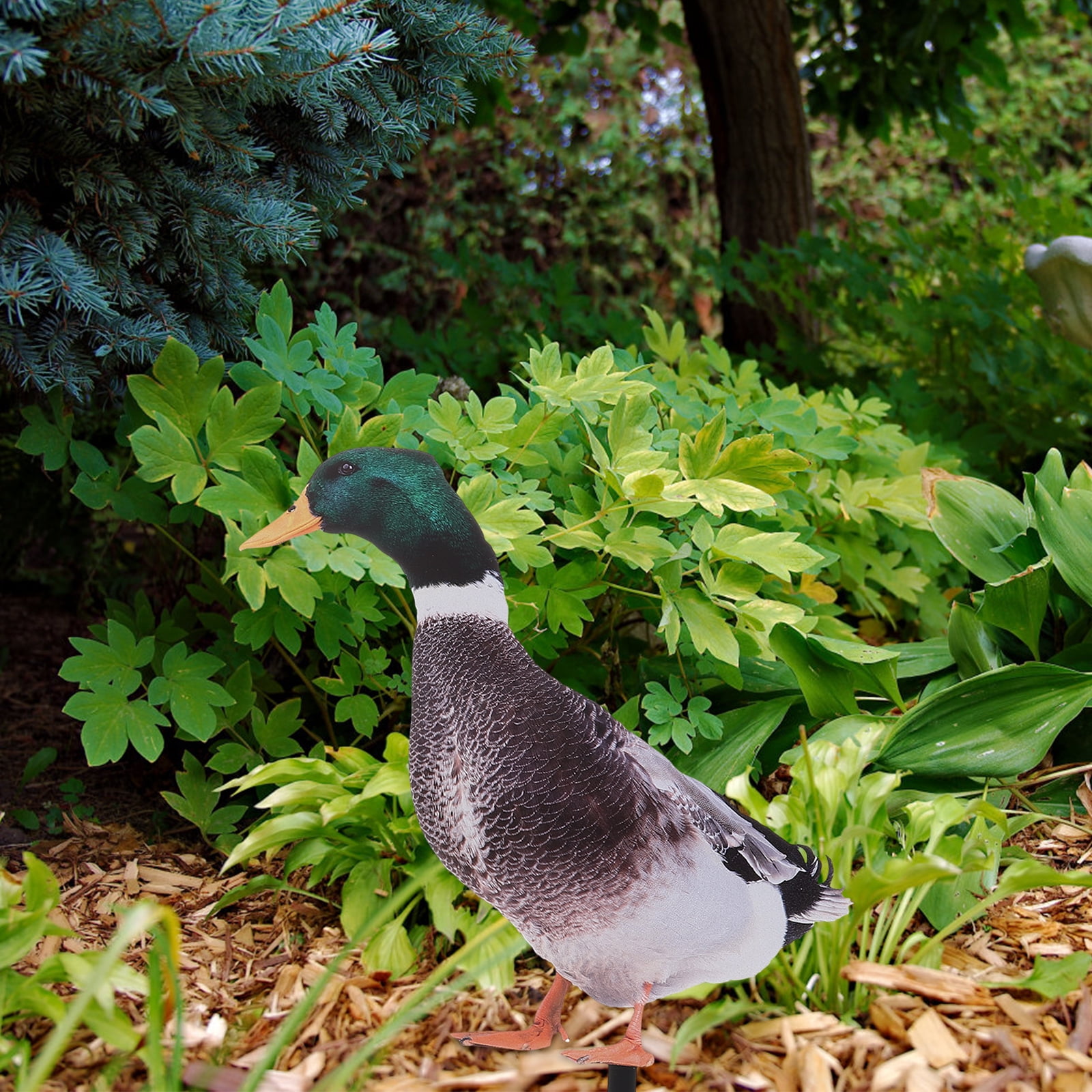 Set of 2 Decorative Lawn Sculptures Outdoor Garden Statues Art Ornaments for Home Yard Decoration