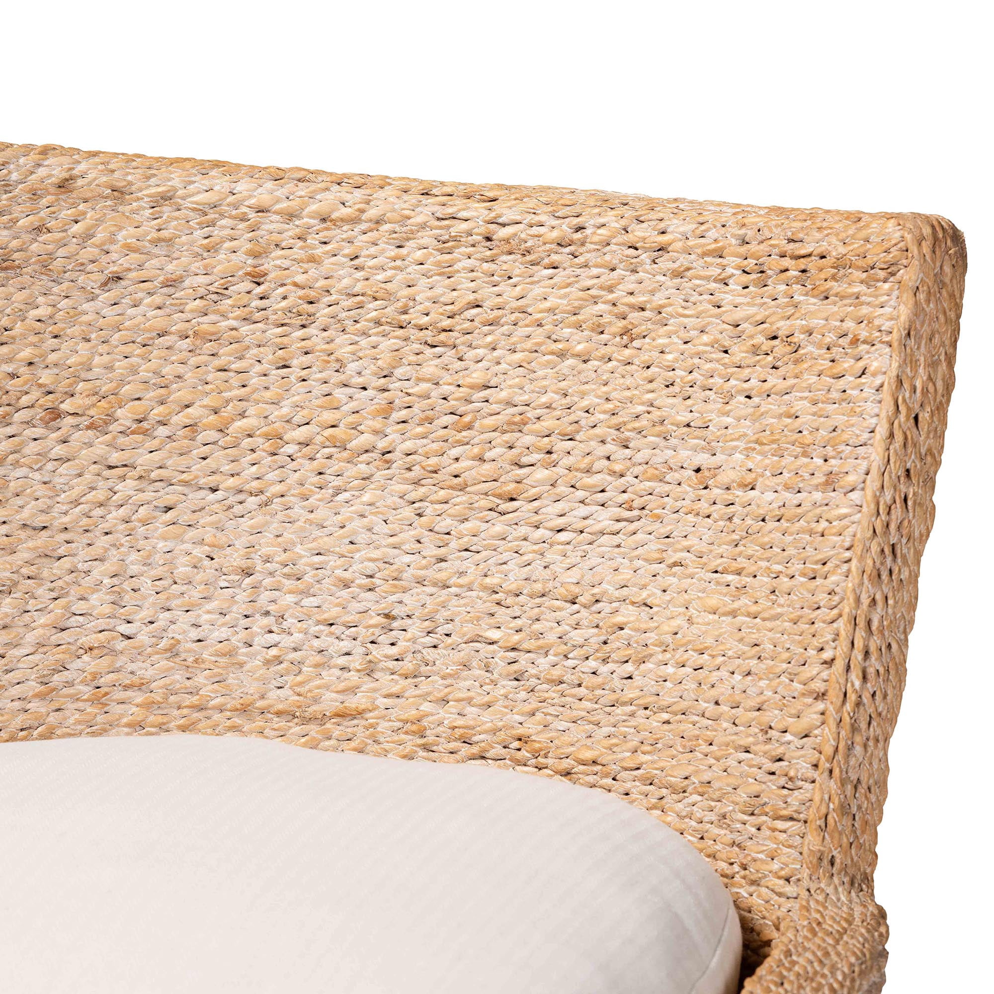 bali & pari Ridley Boho Counter Stool, Counter Height, White Wash