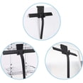 thumbnail image 2 of Silicone shower scraper with stainless steel core (black), 2 of 5