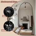 thumbnail image 6 of Antok Full Length Mirror 71" x 32" Large Floor Mirror Standing Mirror, Aluminum Wavy Frame, Wall Mounted or Leaning, Decorative for Living Room Bedroom Entryway, Black, 6 of 8