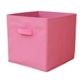 thumbnail image 2 of Simple Houseware Foldable Storage Bin, Cube Organizer Storage Bins with Handles, for Organizing Pantry, Closet, Shelf, Nursery, Playroom, Toy Box, Cubby, 10.6" x 10.6" x11", 2 of 6