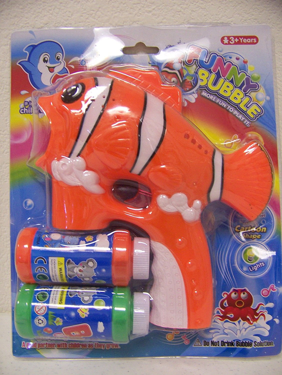 lighted bubble gun