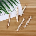 thumbnail image 2 of Juego de 5 pinzas para el pelo con perlas para mujer, prácticas y decorativas., 2 of 6