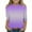 Girls sweatshirts clearance-Purple, variant on KkSLirnhs Sweatshirt for Girls 10-12 and 14-16 Children's Fashion Solid Color 3/4 Sleeve Round Neck Tops/Shirts 140 Purple