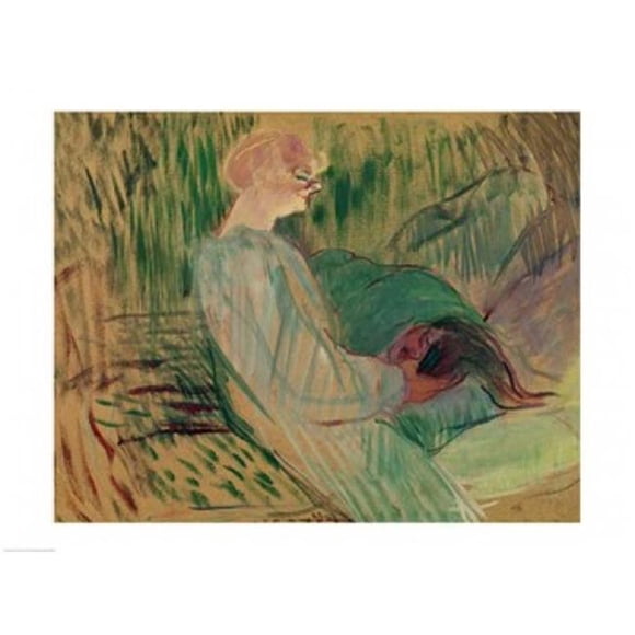 Posterazzi BALXIR160088 The Divan Rolande 1894 Poster Print by Henri De Toulouse-Lautrec - 24 x 18 in.