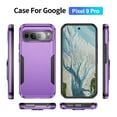 thumbnail image 7 of Decase for Google Pixel 10 /10 Pro Case, Shockproof Dual Layer Protective Heavy Duty Cell Phone Cover Rugged Military Hard PC + TPU Protection Bumper Tough, K, 7 of 7