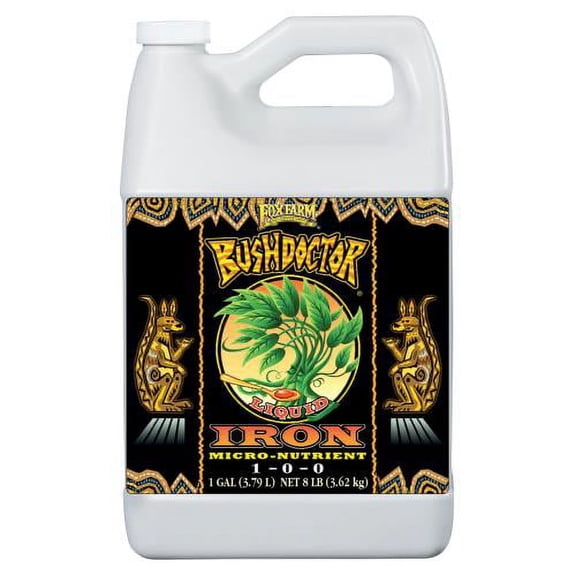 FoxFarm (#F42 520068) Bush Doctor Liquid Iron, 1 Gallon