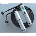 thumbnail image 1 of Cuerda para saltar, cuerda digital con peso, cuerda para saltar sin cable, cuerda de saltar ajustable para entrenamiento de fitness en casa., 1 of 4