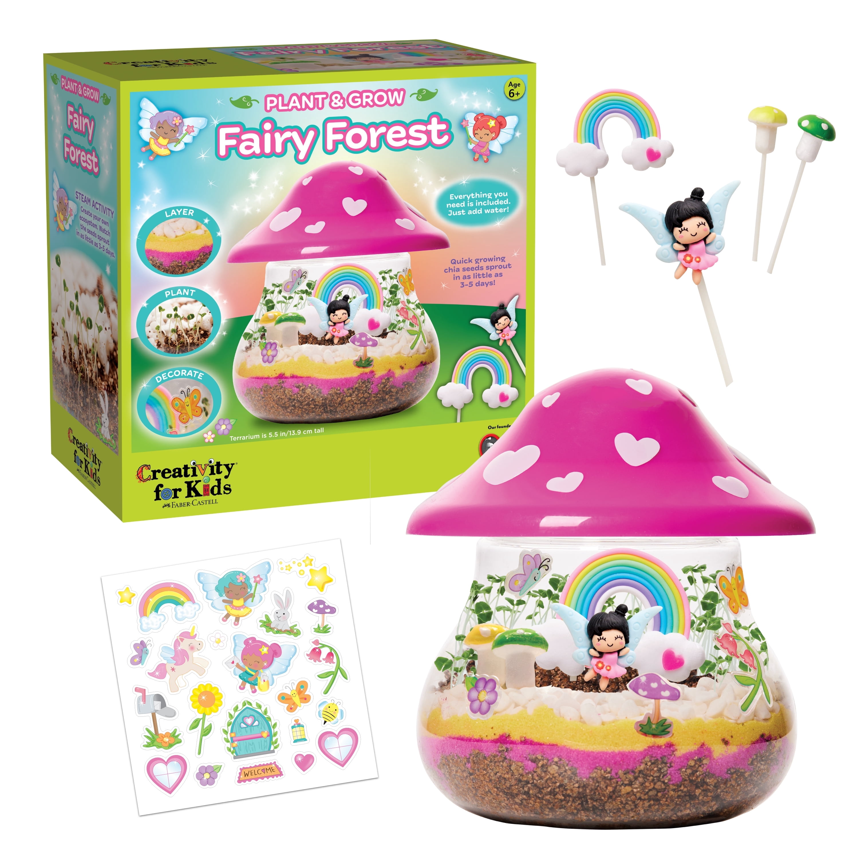 Creativity for Kids Fairy Forest Garden- Spring Crafts | Beginner Craft Kit and STEAM Toys ( Ages 6+)