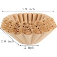 thumbnail image 3 of EcoNesxp Cup coffee filter paper disposable basket coffee filter paper replacement pack 100 disposable basket coffee filter paper replacement pack 4 cup coffee filter paper, 3 of 5