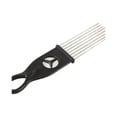 thumbnail image 2 of Metal Guiro Instrument, 12" x 4" Stainless Steel Guiro Shaker with Scraper Latin Percussion Instrument Musical Training Tool, 2 of 5