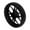 Black, variant on Golf Push Cart Wheel Replacement Foam Tire Lightweight EVA Construction for Standard Golf Trolley Models