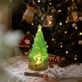 thumbnail image 7 of Lssam Light Up Christmas Tree Snow Globe - Sparkling Glitter Green Tree in Water Globe, Battery Powered Night Light for Bedroom Decorations, 7 of 7