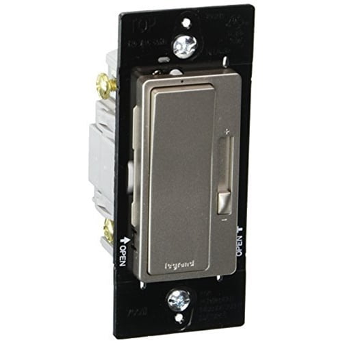 Legrand radiant Dimmer Light Switch, 700W Rated for Incandescent and Halogen Lights, Brushed Nickel, RH703PNICCV4