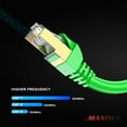 thumbnail image 6 of Cat 7 Ethernet Cable 25 ft - High-Speed Cat7 Internet & Network LAN Patch Cables, RJ45 Connectors - Perfect for Gaming, Streaming, and More (Green), 6 of 7