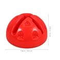 thumbnail image 2 of OULII 2Pcs Training Equipment Weighted Pole Base for Soccer Practice Orange Prevent Slipping for Fan Gear, 2 of 6