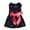 Navy, variant on YUEHAO Dog Skirts for Small Dogs Girl Cute Pet Print Bow Skirt Breathable Summer Sleeveless Shirt Comfortable Dog Shirt Breathable Dog Pet Dog Clothes (Black, L)
