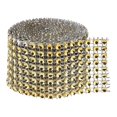 thumbnail image 2 of Cinta De Diamante 2 yardas/rollo de cinta de envoltura de malla de diamante recuerdo de fiesta 8 filas suministros para manualidades DIY Sywqhk Libre de BPA, 2 of 8