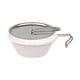 thumbnail image 4 of Bol de camping con asa, portátil, 250 ml, para sopa, vajilla, utensilio de cocina. Blanco, 4 of 9