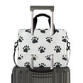thumbnail image 2 of FORMRS 16" Laptop Bag Carrying Sleeve Case with Handle Travel Shoulder Briefcase, Black Cartoon Cat Paw, 2 of 8