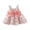 Beige, variant on Toddler Baby Sleeveless Dresses Sweet Bowknot Clothes for Girls Boho Style Dress Floral Skirt A Line Suspender Sundress