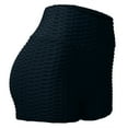 thumbnail image 1 of Yoga Shorts for Women High Waist Tummy Control Hot Pants Textured Sports Gym Running Beach Shorts, 1 of 7