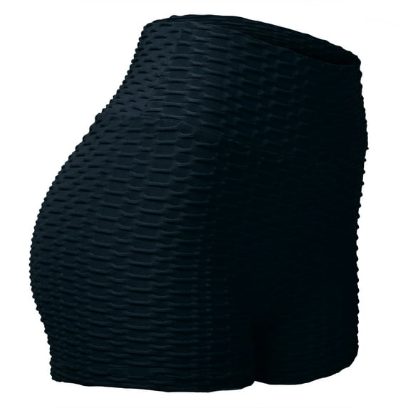 Yoga Shorts for Women High Waist Tummy Control Hot Pants Textured Sports Gym Running Beach Shorts