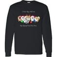 thumbnail image 3 of Inktastic Kiniart Christmas Pomeranians Long Sleeve T-Shirt, 3 of 5