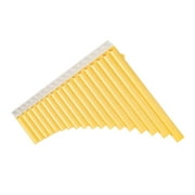 18-Pipe Pan Flute G-G3 Key Pan Pipes ABS Panpipes Chinese Traditional Woodwind Instrument with Carry Bag