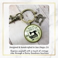 thumbnail image 4 of Seamstress Keychain Never Come Between My Powertool Fun Quote Womens Sewing Jewelry, 4 of 8