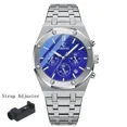 thumbnail image 1 of Men's Gold Quartz Chronograph Watch Stainless Steel Water Resistant CX0728RN, 1 of 9