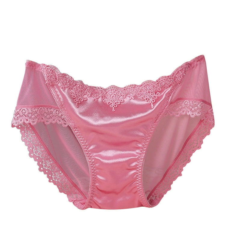 Women Girls Lace Panties Cute Ruffled Mid Waist Quick Drying Knickers  Underwear