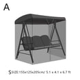 thumbnail image 1 of Moustiquaire pour Patio Porche Balançoire Filet Extérieur Z Mesh avec Écran D1P2, 1 of 8