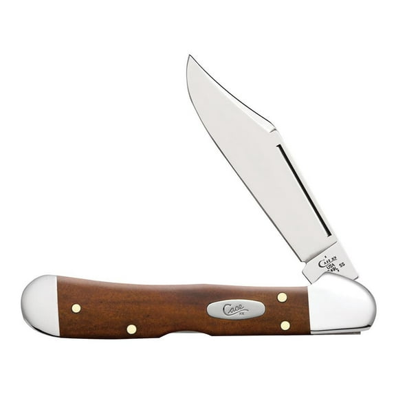 Case XX Knives Chestnut Bone Mini Copperlock Pocket Knife