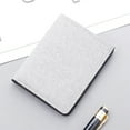 thumbnail image 3 of Cartera de Lona Sunnimix para hombre Titular de Dinero Corto con bolsillo para Monedas Gris blanco, 3 of 8