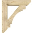 thumbnail image 3 of Ekena Millwork 6"W x 32"D x 36"H Merced Slat Rough Sawn Bracket, Douglas Fir, 3 of 4