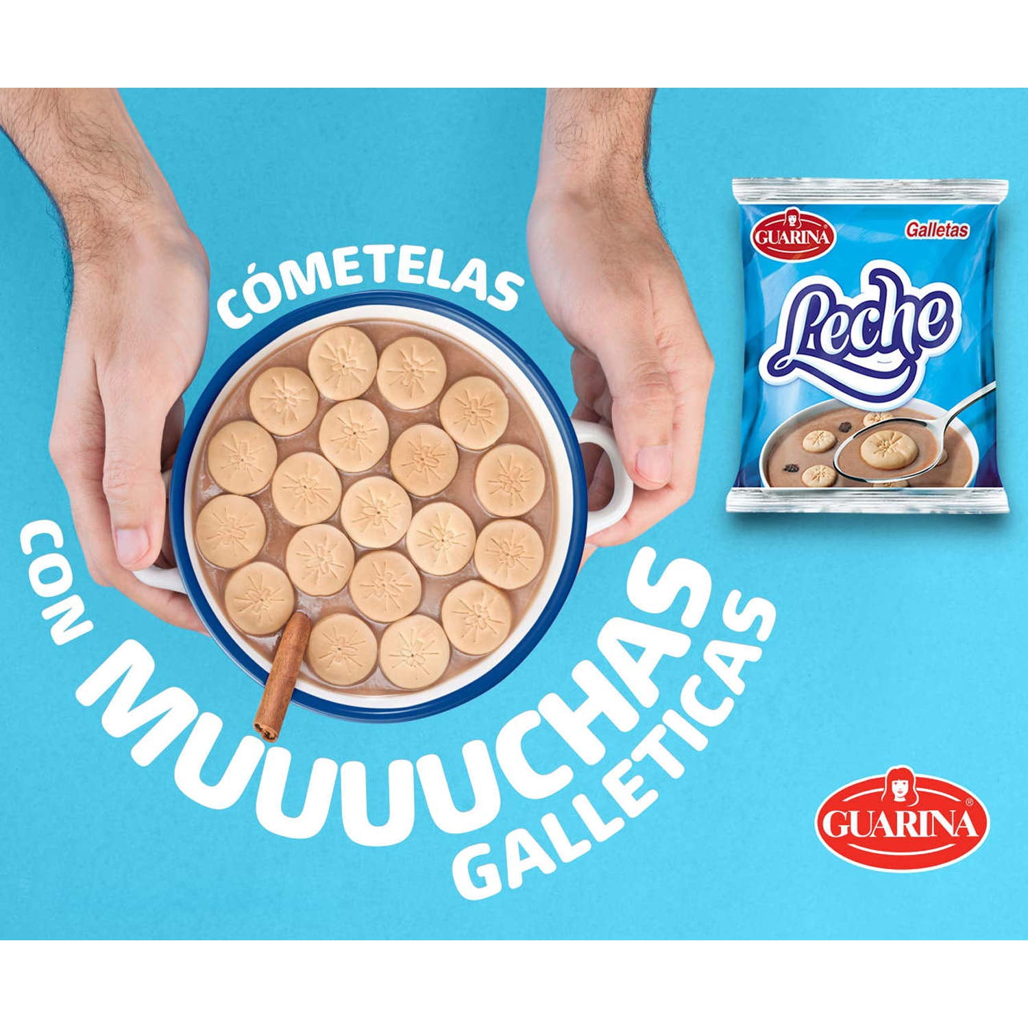 Guarina Galletas Dulces Ideal con Leche (Sweet Crackers) Contains: Wheat, Milk and Soy 1.40 oz (24 Pack)